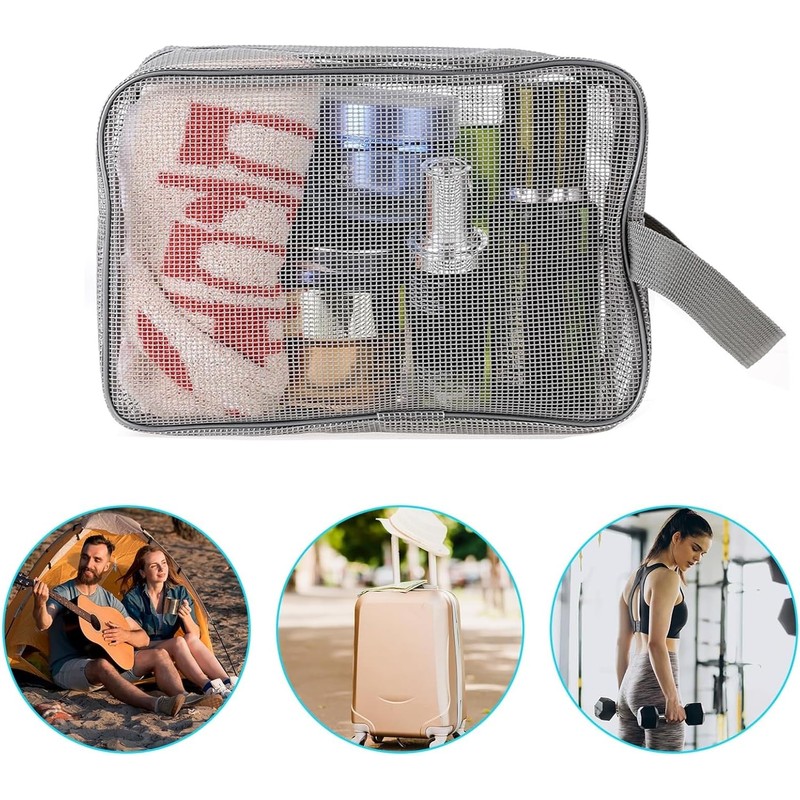 Pool Bag, Hot Spring Bag, Mesh Bag, Bathing Bag, Bath,