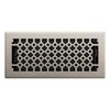 Imperial RG3410 San Francisco Decorative Floor Register, 4x10 Inch, Brushed