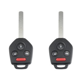 X AUTOHAUX 2pcs 433MHz 4 Button CWTWBU766 Proximity Smart Keyless Entry Remote Control Key Fob for Subaru Outback 2010-2014 Legacy 2010-2014 4D60 Chip