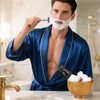 Shave Brush and Bowl,Comfortable Handle Men Shaving Brush | Reusable