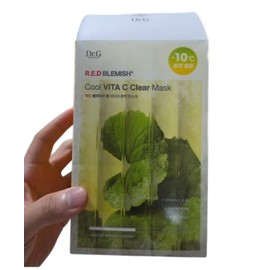 Dr.G I have read the notice and agree to use the Dr.G Red Blemish Cool Vita C Trace Mask (10 sheets, 2 packs) / 닥터지 레드 블레미쉬 쿨 비타씨 흔적 마스크 10매 2개 공지사항을 확인하였으며 활용에 동의합니다