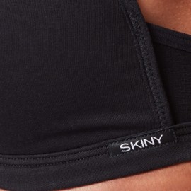 Skiny Essentials Women's Triangle Bra (Essentials Women Triangel Gepaddet) - Black (BLACK 7662), size: 80 b