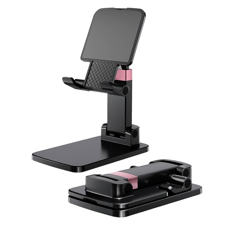 Soporte de teléfono ajustable para escritorio | Soporte plegable, base