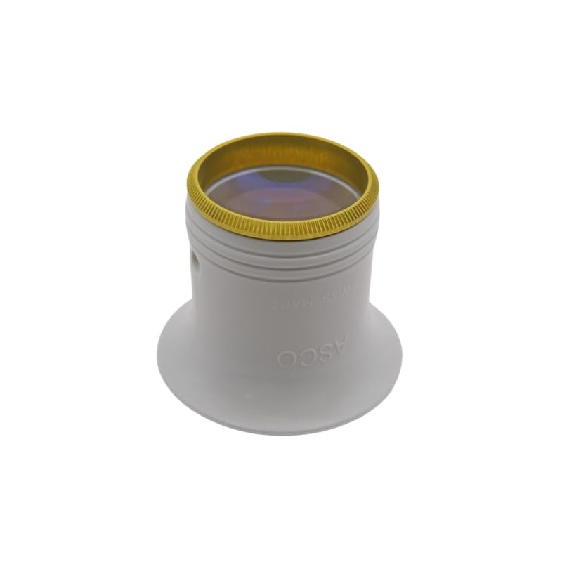 00.027-xx Watchmaker's Magnifier Soft Rubber Classic Shape with Aluminium Screw
