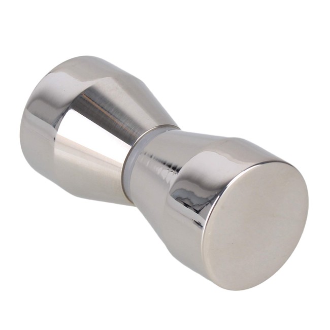 RDEXP Stainless Steel Solid Taper Head Shower Room Glass Door Pull Knob Handle