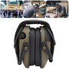 Foldable AntiNoise Earmuffs Soundproof Ear Defenders Protection for Working Hunting(Military
