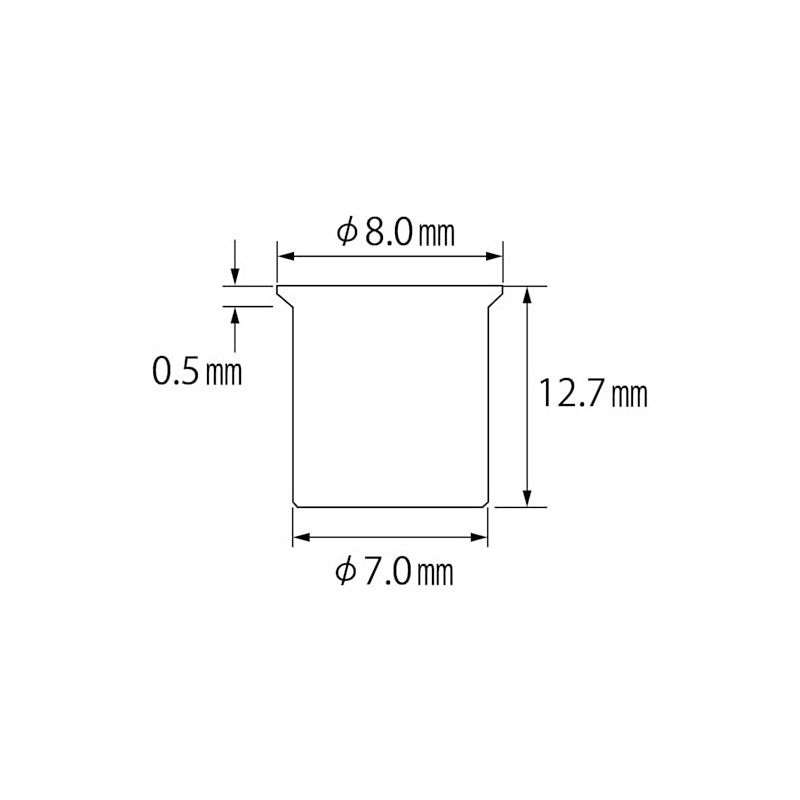LOBTEX Blind Nut "Nut" (Thin Head, Steel) Eco Pack Plate