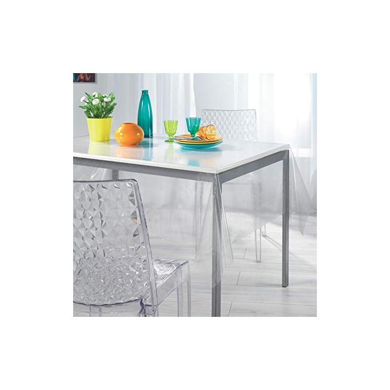 douceur d'Intérieur Decor Line 1710465 Tischdecke, Kristalldruck, PVC, 140 x