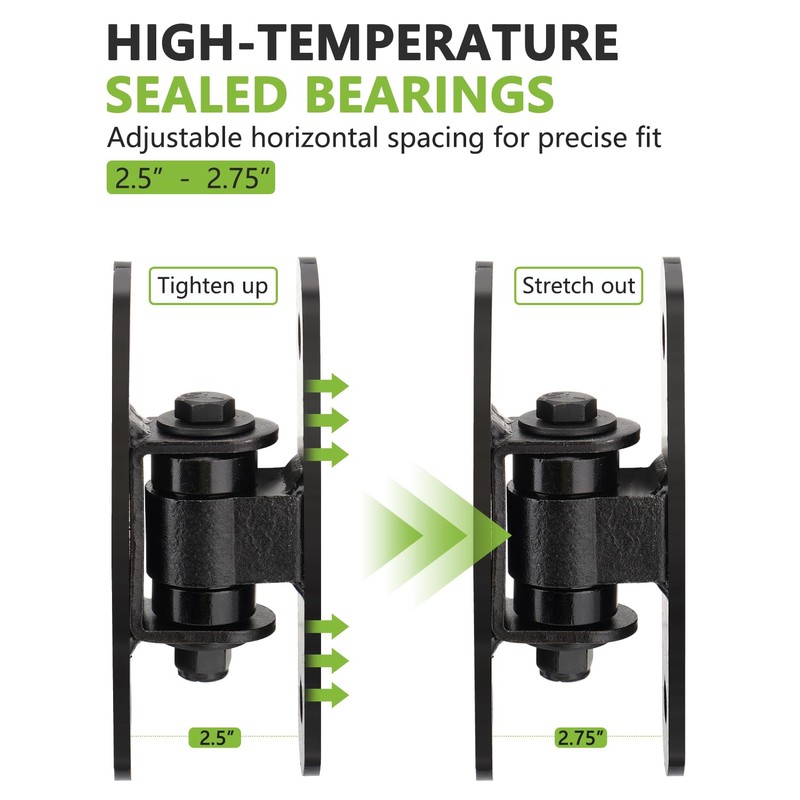 SPARKWHIZ Heavy Duty Gate Hinge, 7" Bolt onto Gate Hinge