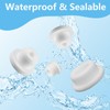 24 PCS Bathtub Jet Covers Silicone Hole Plug White Tube