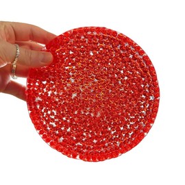 Reuseable Picky Pad BIG DADDY PATTY Over 650 Beads, Biodegradable, Great Stress Relief, Fidget Toy, Improve Fine Motor Skills Colorful Beaded Multifunction:_Glow in the Dark Clear Base with Mold
