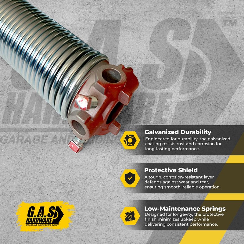 Galvanized Garage Door Torsion Spring 243x2x32 – Garage Door Spring