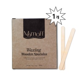 [Momov] Waxing Wood Spatula M Size 100 Pieces Premium Birch Disposable Waxing Stick 114x10mm, 1 Piece / [모모프] 왁싱 우드 스파출라 M사이즈 100개입 프리미엄 자작나무 일회용 왁싱스틱 114x10mm, 1개