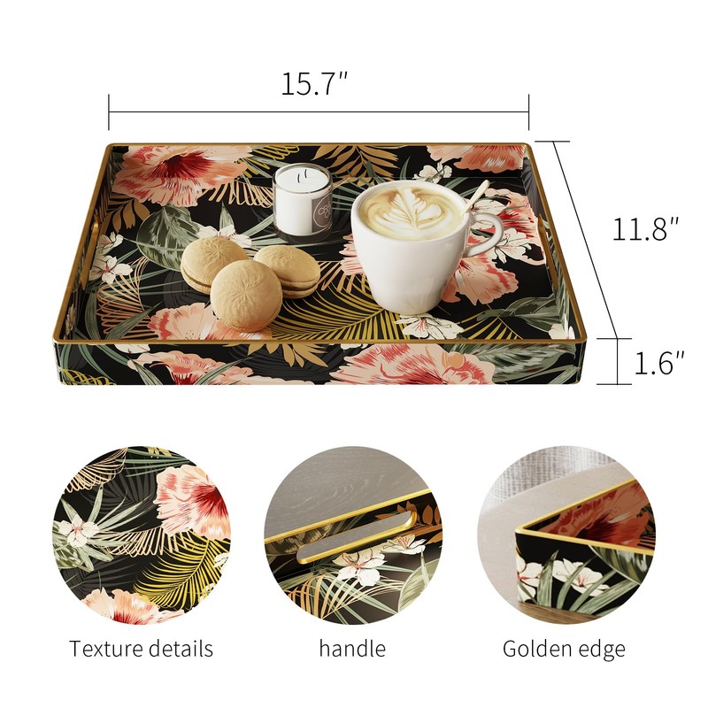 Couch Bed Table Trays for Eating，Large Plastic Kitchen Tray for