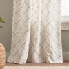 Peri Home Mallorca Embroidery Back Tab Window Curtain Panel Pair,