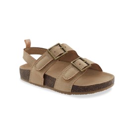 OshKosh B'Gosh Boy's Bruno Sandal, TAN, 12 Toddler