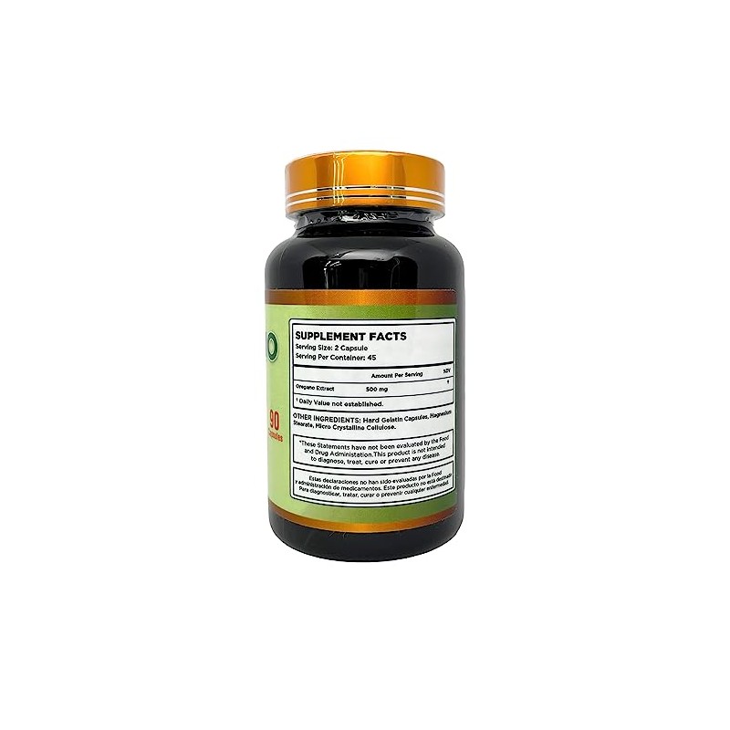 Productos El Colibri Oregano 90 Capsules