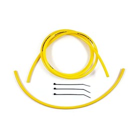 Universal 4mm ID Carburetor Vent Hose Lines Overflow 5'ft Kit Keihin Mikuni Carb Mx ATV Max-Motorsports (Solid Yellow)