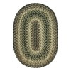 Homespice - Pinecone Oval Placemats Green Mixed with Tan, Black,
