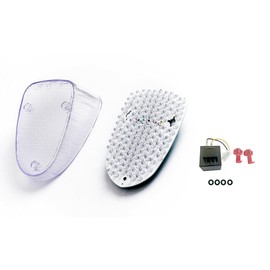 Fit for YAMAHA V-Star/Drag-Star/Royal Star Classic/Custom/Silverado/Midnight ; Motorcycle Brake Tail light Rear Lamp Lens; 4NK-84721-00-00 (Clear, 3. LED Taillight int. Turn Signal)