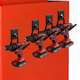 AITOPMART 4 Pack Heavy Duty Magnetic Hooks, Power Tool Organizer