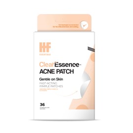 HF Essentials Clear Essence Acne Pimple Patches - Hydrocolloid Acne Patch for Covering Zits and Blemishes, Spot Stickers for Face and Skin (36 Count)