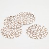 Endoshoji PKCR702 Commercial Paper Coasters, Arabesque, 100 Piece Set, Brown