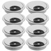 OSALADI 20pcs Round Cable Hole Covers Desk Grommet Plugs for