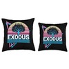 Exodus Gifts Exodus Burning Bush Christianity Retro Throw Pillow, 18x18,