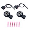 2 Set 68226719AA Turn Signal Light Socket Pigtail Connector Harness