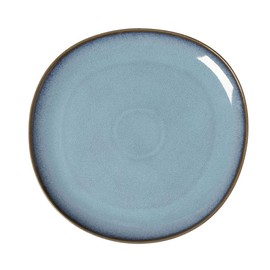 like. by Villeroy & Boch – Lave glacé serving plate 32 x 31.5 x 3 cm, turquoise serving plate, earthenware