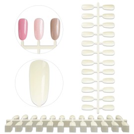 Beauticom® 10 Piece Natural Color Flat Practice Nail Art Designs and Swatch Tips Display Board Palette for Polish UV Gel