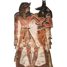 H13569 Valley of Kings Ancient Egypt SETI I Anubis Tomb Pharaoh Cardboard Cutout Standee Standup