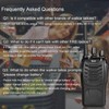 TIDRADIO TD-V2 Walkie Talkies for Adults Long Range, Frequency Copy,