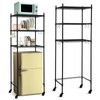 Tioncy 3 Tier Mini Fridge Shelf Microwave Stand Adjustable Fridge