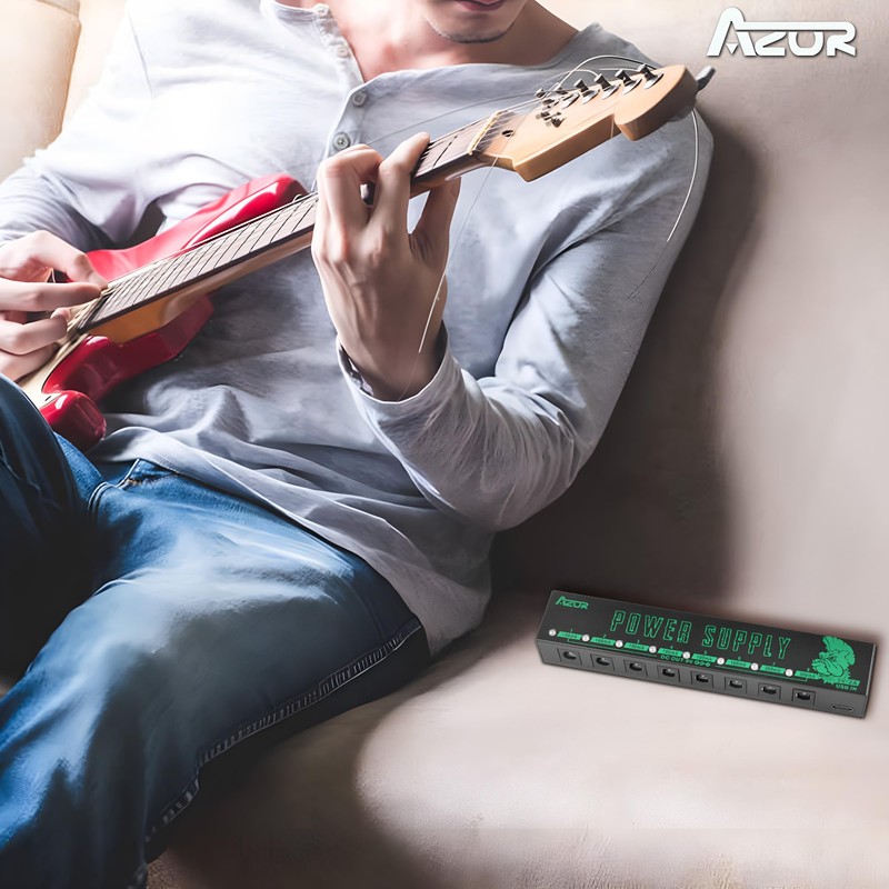 AZOR Guitar Pedal Power Supply for Effect Pedal, 8 Isolated