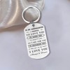 Godson Birthday Keychain Gifts from Godmother Godfather, Funny Engraved Key