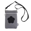 Mariqwant 000847-0001-01 Shoulder Pouch, Smartphone Shoulder Pouch, Daisy (Gray), Mini