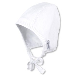 Sterntaler Baby Girls Häubchen Hat, 4001405, White (Weiß 500), 37 cm (Manufacturer size: 37)