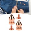 100 Sets Spiked Cone Spike Stud Rose Gold High Hardness