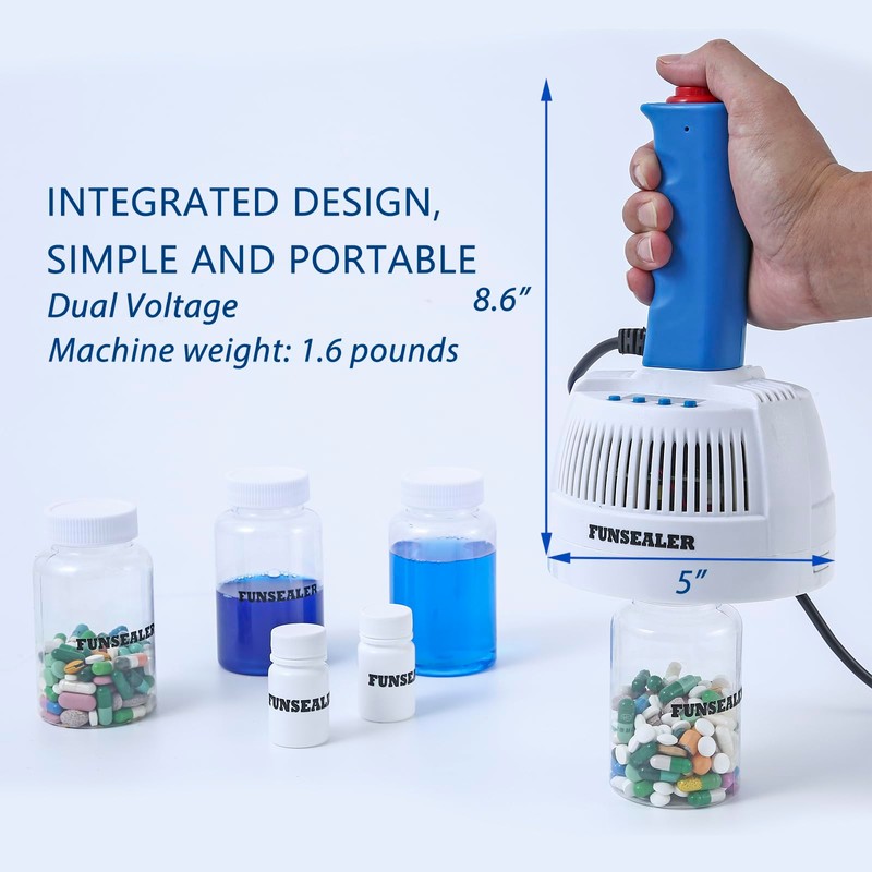 FUNSEALER Induction Heat Sealer Bottle Cap Sealing Machine For Plastic