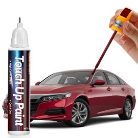 Red Pearl Touch Up Paint Pen for Cars, Car Paint Scratch Repair, 2-in-1 Car Touch Up Paint Fill Paint Pen, Quick & Easy Solution to Repair Minor Automotive Scratches 0.8 fl oz