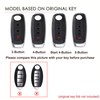 Hontumax Premium Leather 5-Button Key Fob Cover Case for Nissan