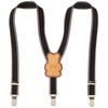 [Made in Japan] Kids Suspenders (Bear Bear) Black x Beige