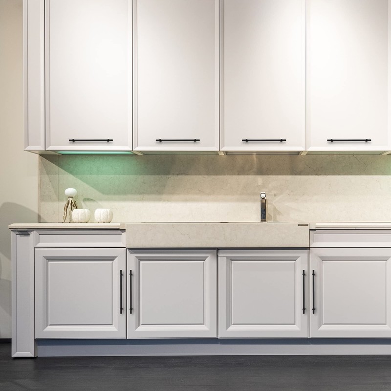 Ravinte 10 Pack 12-5/8 Inch Cabinet Pulls Matte Black Kitchen