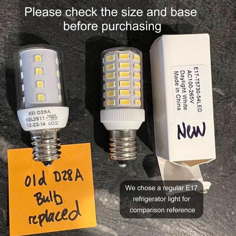 BROLSKUN Freezer Light Bulb Replacement Frigid-aire Freezer FFFH17F2QW Kei D28X