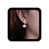 Xmsrn Vintage Shell Pearl Drop Earrings Boho Scallop Pearl Dangle