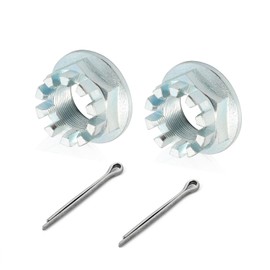 2Pcs Rear Axle Castle Nuts 20mm & Pins For HONDA Foreman Rancher Recon TRX 250 350 400 420 450 500 Rincon 650 680 Pioneer 500 700 1000 90304-HM7-A10