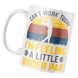 Printbox Original Feeling A Little Under Par Funny Golf Gifts Mug Grandad Dad Fathers Day Gift