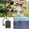 POPOSOAP 2600mAh Battery Backup for Solar Fountain Pump, 14.8V-16.8V Battery